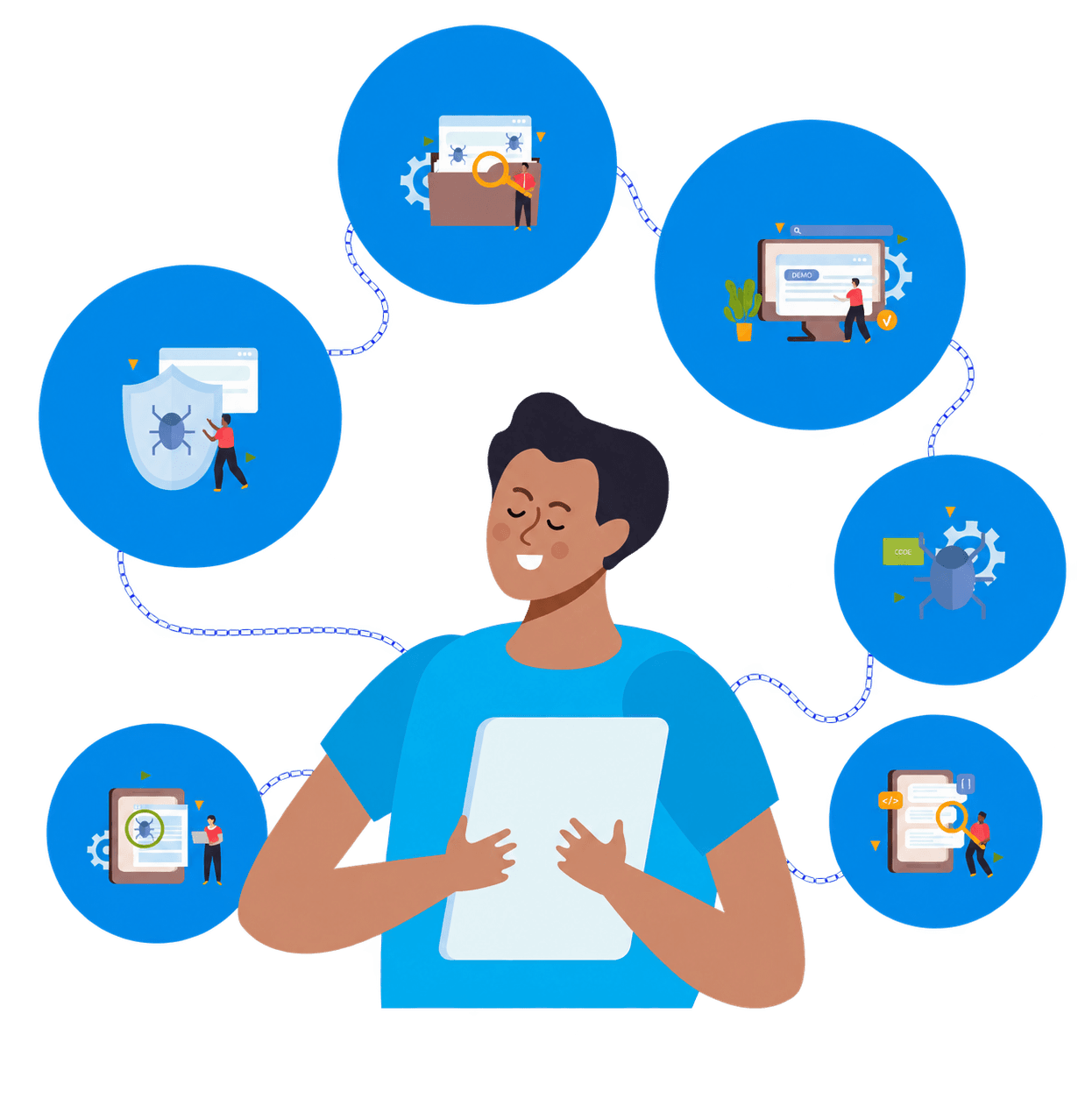 Hage ICT technology illustration